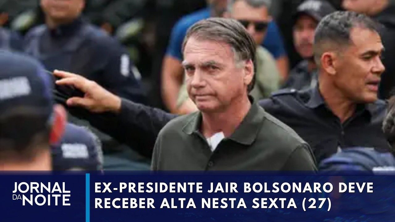Bolsonaro deve receber alta na sexta feira 27