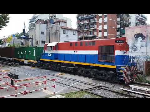 Locomotoras Alco RSD-16 en la estación Doctor Luis María Drago (1): Carguero de NCA