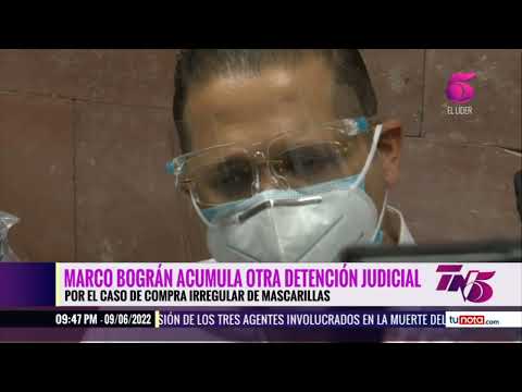 Marco Bográn recibe una nueva detención judicial por caso de compras de mascarillas