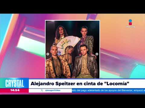 Así luce Alejandro Speitzer en la cinta Locomía | Noticias con Crystal Mendivil