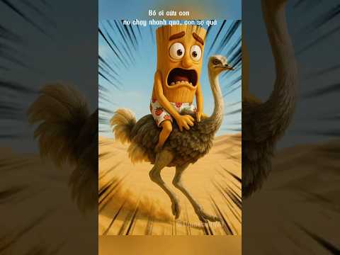 Tungtung sahur cưỡi đà điểu và cái kết #brainrot #tungtungtungsahuar #funny #aivideo #aishorts