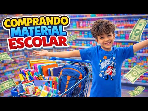 COMPRANDO MATERIAL ESCOLAR, VOLTA AS AULAS!!!