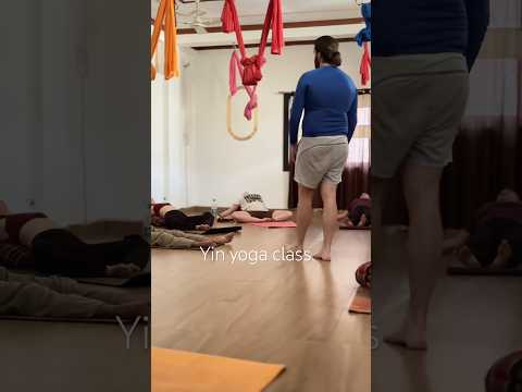 Yin yoga is process to relax and process to learn#rishikesh #yogae #yoga #ytshorts #ttc#yttrending
