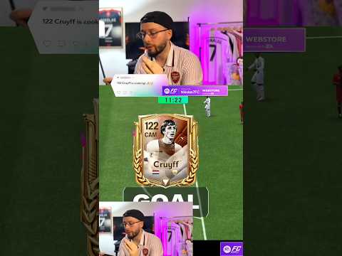 122 CRUYFF IS 🥵🤯🔥 #fcmobile #shorts