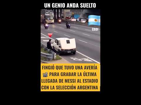 😱 EL GENIO QUE FINGIÓ UNA AVERÍA PARA <strong>VER</strong> A MESSI #argentina #<strong>shorts</strong>