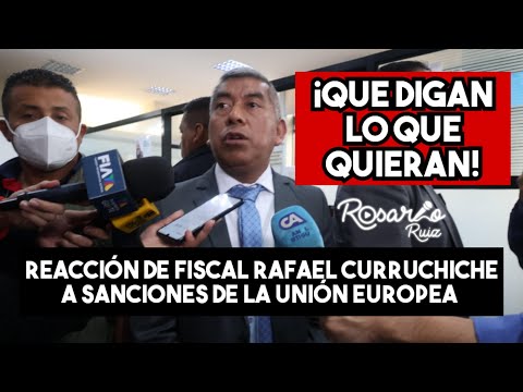 Rafael Curruchiche desafía las sanciones de la Unión Europea y se aferra a su cargo
