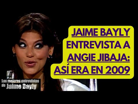 JAIME BAYLY ENTREVISTAS A ANGIE JIBAJA: 2009, su primer 'ampay'