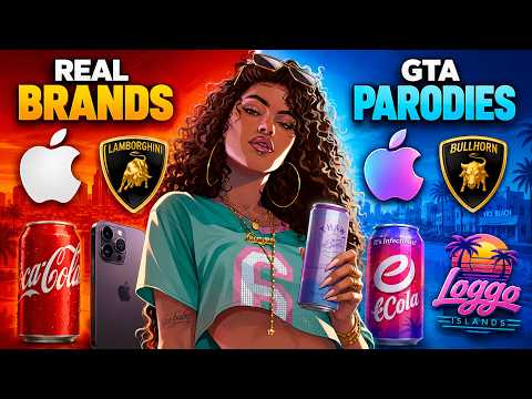 GTA 6 NEW CHARACTER & NEW BRANDS - GTA VI Thaw VS REAL LIFE Brands Grand Theft Auto 6 EXPLAINED