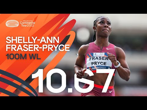Fraser-Pryce destroys field with 10.67 🔥  | Continental Tour Gold 2022