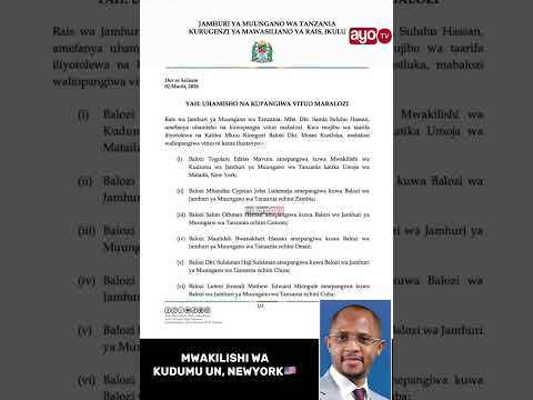 TEUZI: BALOZI TOGOLANI MAVURA ATEULIWA UMOJA WA MATAIFA, NEW YORK