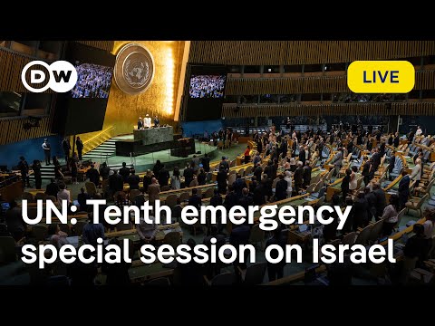 Live: UN holds a special session on Israel's occupation of Palestinian territories | DW News