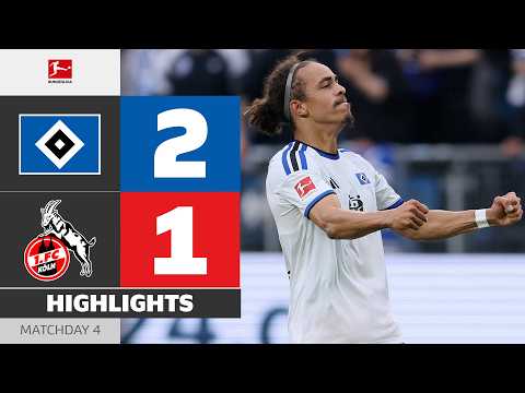 The Wait For A Win Is Over! | HAMBURGER SV - 1. FC KÖLN | Highlights | Matchday 4 – Bundesliga