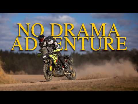 Adventure riding does not need to be dramatic.