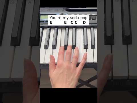 Play Soda Pop in 17 Seconds - Notes On Screen #pianotutorial #kpop #kpoppiano