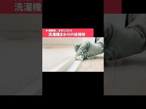 梅雨前にまずここから！お風呂のドア下掃除 #掃除 #家事ラク #暮らしチャンネル