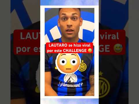 LAUTARO MARTINEZ fue viral por este CHALLENGE | Reto de #Inter con #Argentina #FutbolArgentino