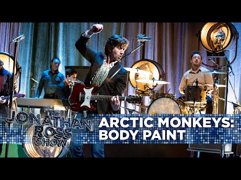 arctic monkeys bodypaint live music video