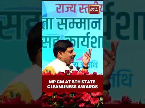 #madhyapradesh #cmmohanyadav at 5th State Cleanliness Awards | India Today