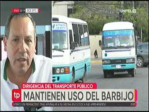 05092022   MARIO GUERRERO   DIRIGENCIA DEL TRANSPORTE PUBLICO MANTIENE EL USO DEL BARBIJO   UNITEL