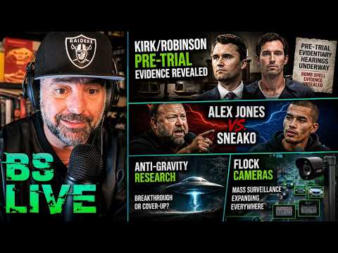 BS 207: New Charlie Kirk/Robinson Evidence + Alex Jones v Sneako + Anti-Gravity Research