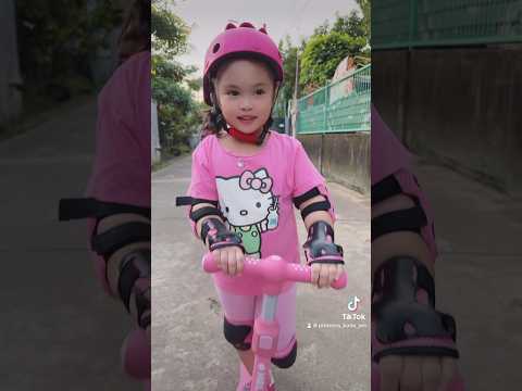 All geared up with my super cute scooter from @ChaserActionSports