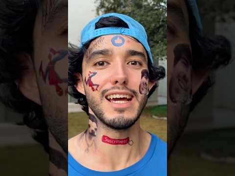 ME PUSE LOS PEORES TATUAJES EN LA CARA😭