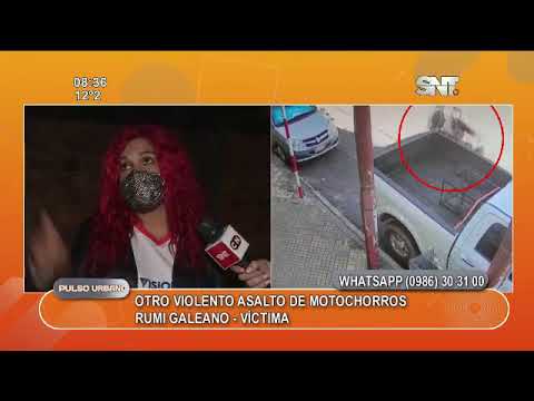 Otro violento asalto de motochorros en Barrio Ciudad Nueva