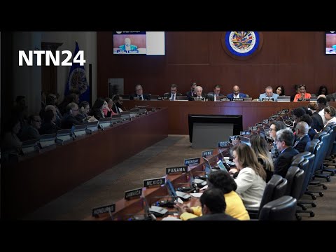 OEA aprueba por consenso resolucio?n que pide la publicacio?n de las actas electorales de Venezuela