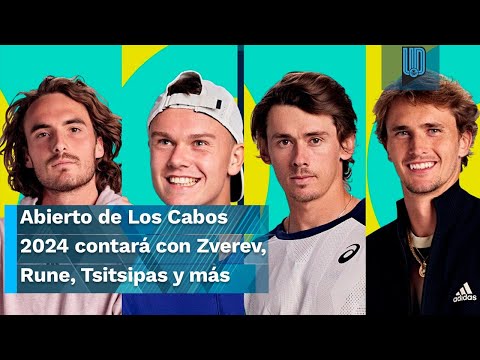 Abierto de Los Cabos 2024 contará con Zverev, Tsitsipas, Rune, De Miñaur y Ruud