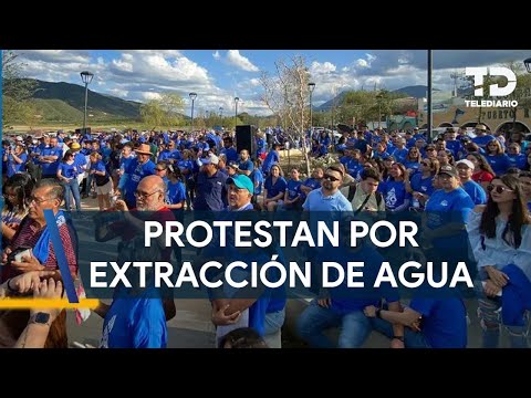 Protestan en presa La Boca para evitar extracción de agua