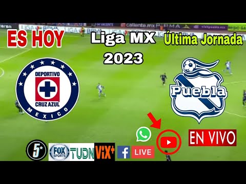 Cruz Azul vs. Puebla en vivo, donde ver, a que hora juega Cruz Azul vs. Puebla Liga MX 2023