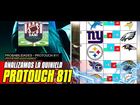 PREDICCIONES NFL PROTOUCH 811 | PREDICCIONES SEMANA 14 | Desarrollamos el perfil de la quiniela