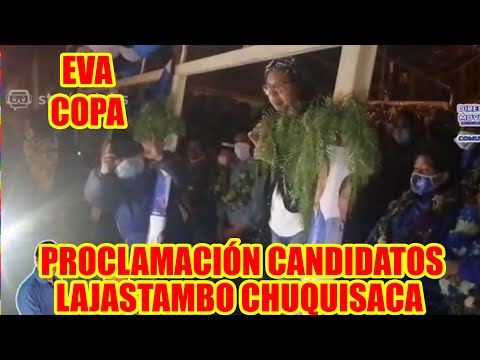 EVO MORALES  PARTICIPÓ EN LA PROCLAMACIÓN DE CANDIDATOS EN LAJASTAMBO CHUQUISACA...