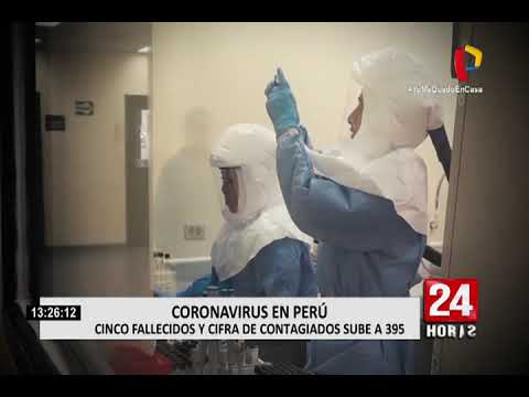 Coronavirus en Perú: se elevan a 395 los casos confirmados