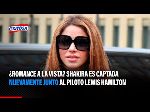 ¿Romance a la vista? Shakira es captada nuevamente junto al piloto Lewis Hamilton
