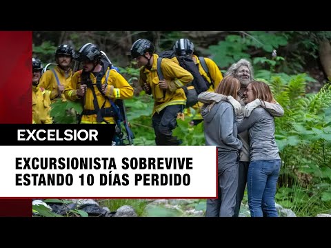 Excursionista sobrevive estando 10 días perdido en las montañas