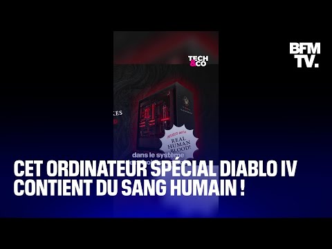 Cet ordinateur spécial Diablo IV contient du sang humain !