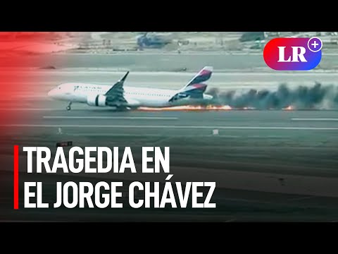 Así fue la colisión del avión de Latam en la pista de aterrizaje del Aeropuerto Jorge Chávez  | #LR
