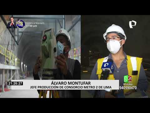 Línea 2 del Metro de Lima: continúan avances de las obras civiles