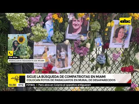 Colocan fotos de paraguayos en mural de desaparecidos