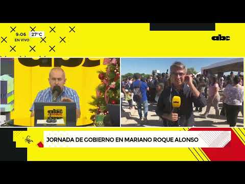 Jornada de gobierno en Mariano Roque Alonso
