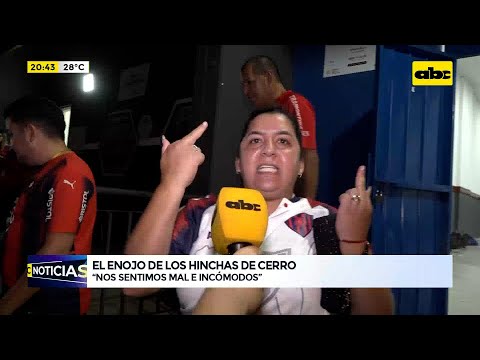El enojo de los hinchas de Cerro Porteño tras el empate con Sol de América