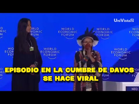 Rito chamánico en el Foro de Davos se hace viral | Sánchez Grass en América | UniVistaTV