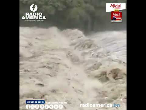 A máximo nivel la Represa José Cecilio del Valle en el sur de Honduras