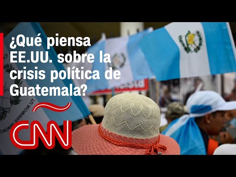 ¿Qué piensa EE.UU. sobre la crisis política de Guatemala?