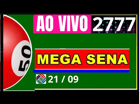 Resultado da Mega Sena Concurso 2777- AO VIVO