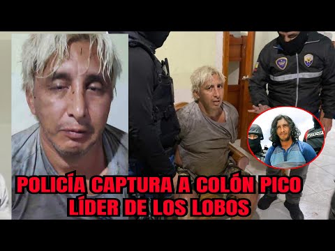 Policía Nacional captura a Fabricio Colon Pico Líder de los Lobos
