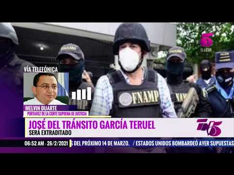 Corte Suprema de Justicia confirma extradición del hondureño José del Tránsito García Teruel
