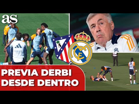 El DERBI ATLÉTICO vs REAL MADRID DESDE DENTRO un DÍA ANTES | REAL MADRID HOY