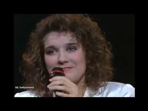 Céline Dion - Ne Partez Pas Sans Moi  Gagnante Eurovision Suisse 1988